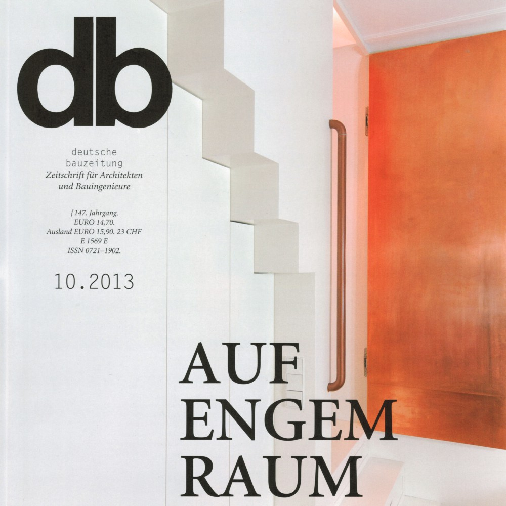 BUCHER | HÜTTINGER - ARCHITEKTUR INNEN ARCHITEKTUR - db deutsche Bauzeitung für Architekten und Bauingenieure