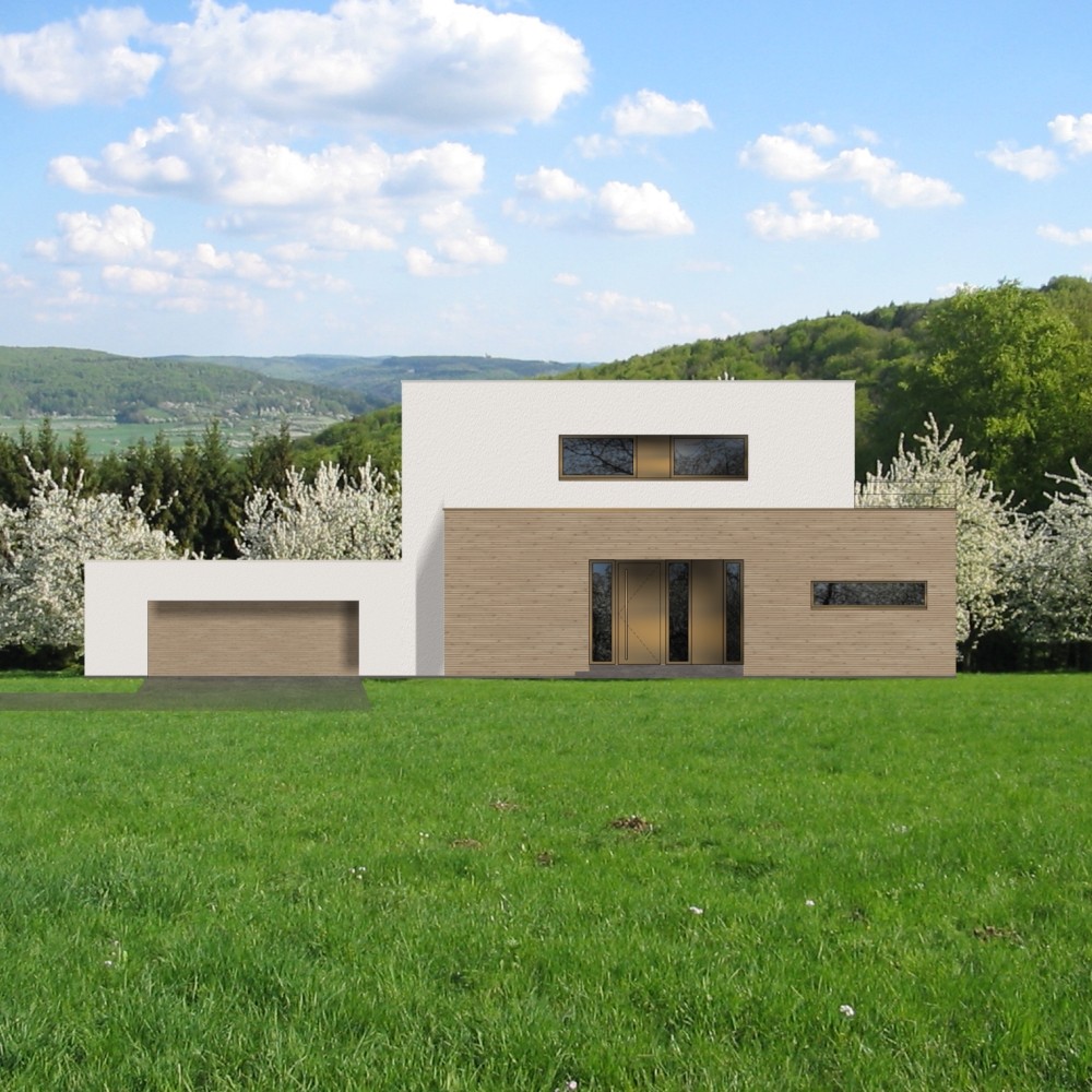 Architekt Passivhaus + Plusenergiehaus - moderne Villa im Bauhausstil Architekt Passivhaus + Plusenergiehaus - moderne Villa im Bauhausstil