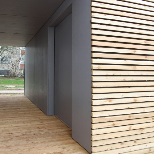 passivhaus-eco ® Architekt Design Gartenhaus, Garage, Carport aus Holz