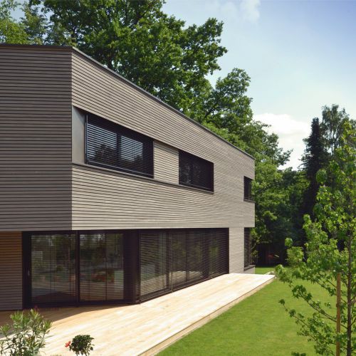 passivhaus-eco ® ARCHITEKTURBÜRO - Architektenhaus Villa Bauhausstil Einfamilienhaus Holzhaus Plusenergiehaus Nürnberg