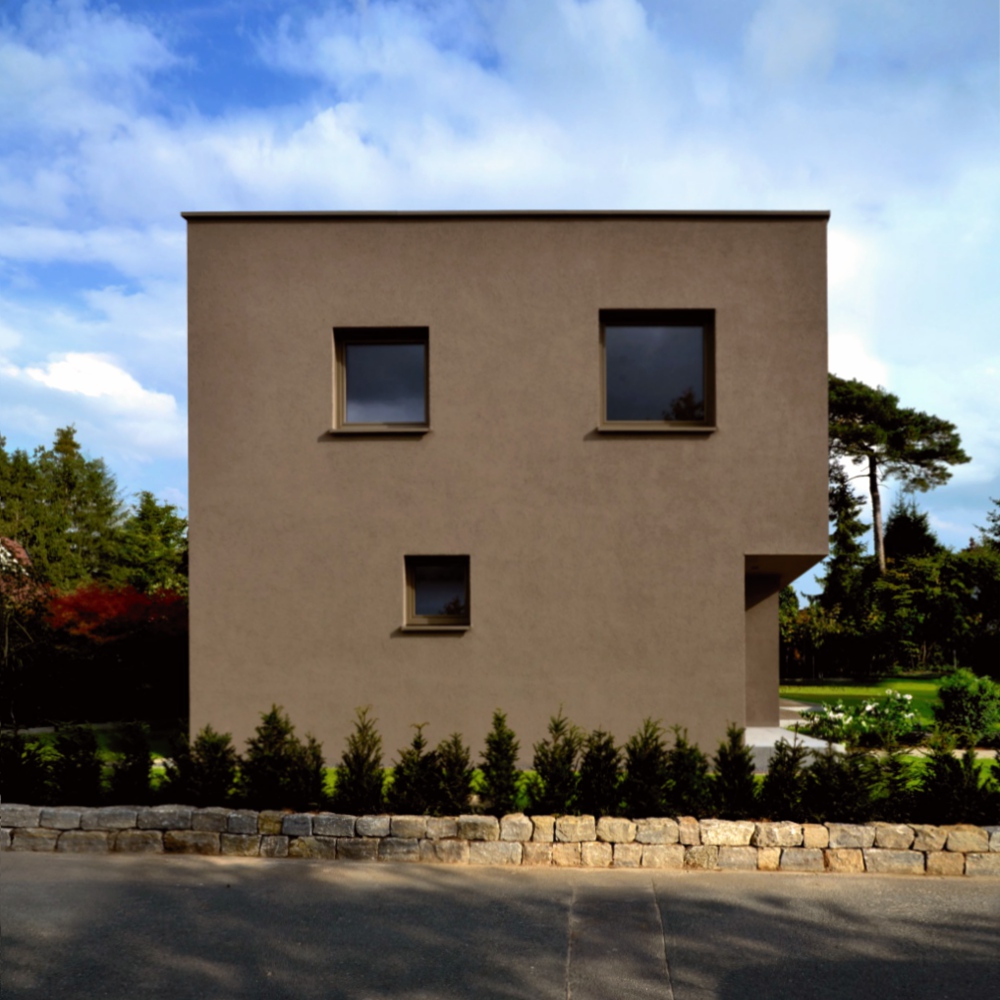 BUCHER | HÜTTINGER – ARCHITEKTUR INNEN ARCHITEKTUR - Architektenhaus Forcheim Oberfranken, Einfamilienhaus Effizienzhaus 40 Plus, Villa Bauhausstil, Plusenergiehaus 