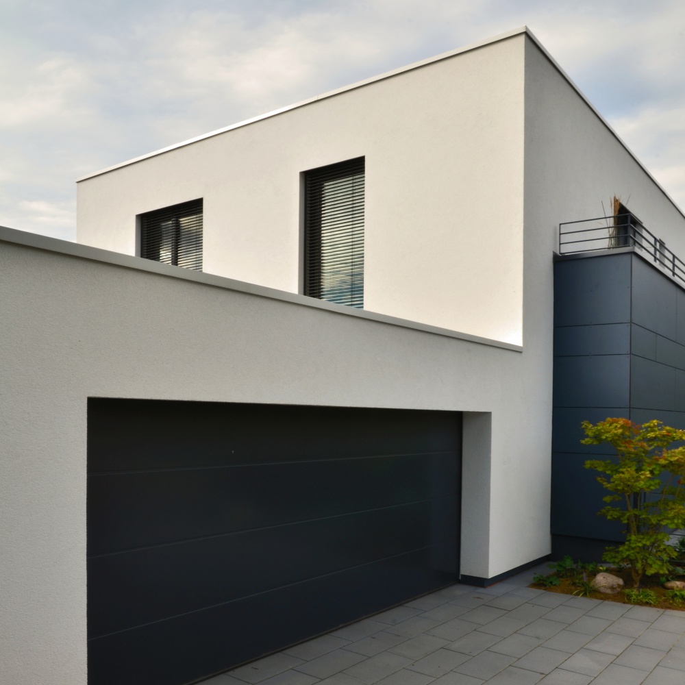 BUCHER | HÜTTINGER – ARCHITEKTUR INNEN ARCHITEKTUR  - moderne Villa Bauhausstil, Einfamilienhaus Holzhaus Plusenergiehaus Erlangen Nürnberg